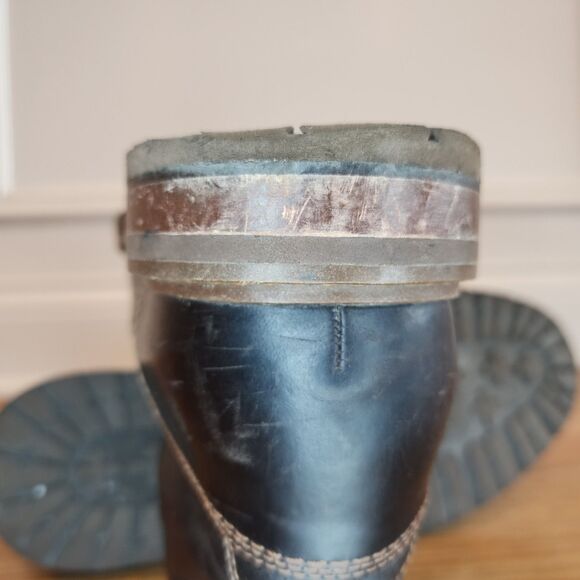 Johnston & Murphy Men's Dark Brown Trufoam Barrett  Plain Toe Leather Boot 12 - Picture 10 of 11